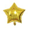 Globo de película de aluminio de estrella de cinco puntas, versión ligera de 18 pulgadas, globo de estrella de color sólido, papel de aluminio, diseño de decoración para fiesta de cumpleaños, venta al por mayor