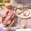 Cuerda para el cabello para niños, accesorios para el cabello, color primavera, tejido grueso, lindo, de dibujos animados, anillo para el cabello, niñas, alta elasticidad, dulce, cuerda para el cabello, accesorios para el cabello