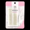 Meizi 48 Pegatinas Invisibles Doble Párpado Color Piel, Forma de Oliva, Base Blanca, Sin Costuras, Larga Duración, Autoadhesivas, Pegatinas de Belleza para Mujeres