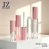 Pedido Jinze: Tampa de Parafuso Redonda, Haste de Pincel Fina/Grossa, Tubo de Brilho Labial, Tubo de Cor Labial, Materiais de Embalagem Plástica