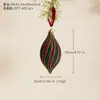 Decorações de Natal de Novos Produtos Transfronteiriços Enfeites de Bola de Natal Vermelhos e Verdes de Veludo Feitos à Mão Decorações para Pendurar na Árvore de Natal