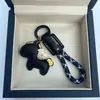 Dinero en el Caballo Cuero de Vaca Creativo Exquisito Casual Regalo de Pareja Bolso Lindo Colgante Llavero de Coche Llavero