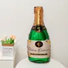 Balões de Decoração de Aniversário Arranjo de Cena Garrafa de Vinho Taça de Vinho Balões de Folha de Alumínio Reunião de Festa KTV Bar Copa do Mundo