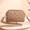 Bolsas Femininas, Moda Feminina Versátil, Bolsas para Mulheres de Meia-Idade, Bolsas Quadradas Pequenas Transversais de Ombro Femininas, Porta-Moedas Mãe Pu