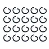Anéis Abertos de Alumínio Coloridos Anéis de Conexão Anéis Simples Acessórios para Joias DIY Pulseira Colar Materiais para Anéis de Conexão Artesanais