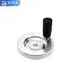Rueda de Mano Sólida Manija Giratoria Aleación de Aluminio Pf/Hbc51/Hbc52/Hbc56/Hbc57/Hbc61/Hbc62