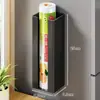 Estante de Almacenamiento Magnético para Refrigerador de Cocina, Bolsa Conservadora de Frescura, Artefacto para Toallas de Papel, Caja de Almacenamiento de Plástico para Envoltura de Alimentos para el Espacio Lateral