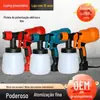 Pistola de Pintura Elétrica Novo Modelo Transfronteiriça, Pistola de Pintura Portátil de Alta Potência, Pulverizador de Tinta Látex de Alta Atomização Doméstico