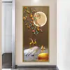 Venta de Liquidación a Bajo Precio: Pintura Decorativa de Lujo Ligero con Alce para Entrada, Diseño de Alce Simple y Hermoso, Pintura Decorativa Autoadhesiva, Pegatina Impermeable