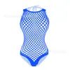 Nuevos Íntimos Sexy Europeos y Americanos Traje de Tentación Sexy Medias Cut Out Malla Enterizo Medias de Red Talla Grande Ropa de Red W388