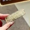 Pinza para el Cabello de Cristal Brillante Estilo Dopamina de Verano Pinza de Presión para la Frente de Mujer Pinzas para Cabello Rebelde Accesorios para el Cabello Versátiles de Moda para el Día a Día