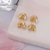 Abertura de fecho de conta de posicionamento tipo C, fecho de pulseira de conta de posicionamento, fecho de linha de bolsa crescente, acessórios prateados