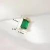 Colgante de Mica de Nácar Blanco Chapado en Oro de 14K para Mujer DIY Forma de Corazón Trébol de Cuatro Hojas Rectangular Colgante Individual Collar Pendientes Pulsera Accesorios