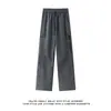 Pantalones de Trabajo Rectos para Hombre Acu Clothing Diseño Inspirado en la Naturaleza, Pantalones Casuales Holgados para Senderismo, Temporada de Primavera.