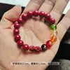 Venta Caliente Candado de Longevidad de Bambú Hebilla de Seguridad Pixiu Vidrio Imitación Cerámica Cuentas de Vidrio Pulsera Joyería Transmisión en Vivo de Douyin