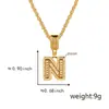 Nuevo colgante de letra inglesa con circonita incrustada, collar de moda, joyería de diseño de nicho ins europeo y americano, venta al por mayor