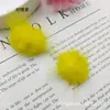 Acessórios Bola de Cabelo de Vison Manchado DIY Acessórios Estilo Antigo Dinastia Han Grampo de Cabelo Artesanal Enfeite de Cabelo Grampo de Cabelo Material Bola de Pelúcia