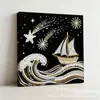 Accesorios para Pintura de Diamantes de Venta Caliente Transfronteriza Diamante 5D de Forma Irregular Hecho a Mano Bricolaje Marco de Madera Pegatinas Dibujos Animados Decoración de Interiores Pintura de Perlas