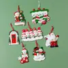 Decoraciones Navideñas Personalizadas Colgantes Navideños DIY Escena de Nieve Creativa Papá Noel Escritorio Resina Adornos Pequeños Colgante
