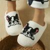 Suministrado Directamente por el Fabricante, Pantuflas de Algodón para Perro Salchicha de Importación, Pantuflas de Algodón de Dibujos Animados para el Hogar, Pantuflas para el Hogar, Pantuflas de Interior