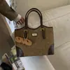 Bolso Tote Grande de Gran Capacidad Elegante Nuevo Otoño e Invierno 2025 Moda Tendencia Coreana Ins para Mujer Bolso de Hombro
