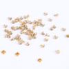 Rebite prateado Diamante todo cobre tubo inferior dourado prego de perfuração rebite de strass acessórios para cinto de roupa fabricantes de acessórios
