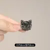 Presilha de Cabelo Exclusiva com Laço de Strass Pequena Pinça Tubarão para Cabelos Soltos e Franja Acessório de Cabelo 2026 Novo Modelo com Toque de Luxo