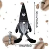 Cross-border New Coffee Faceless Doll Rudolph Sitting Doll Estilo Europeu e Americano Decoração de Janela