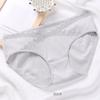 Lote de Fábrica Mujer Embarazada Materna Mamá Cintura Baja Tornillo Patrón de Algodón Abdominal Talla Grande Forma de V Base Triangular Tanga Horquilla de Cabeza