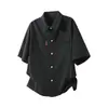 Camisas de Verano de Manga Corta para Hombre, Holgadas y con Caída, Camisas Casuales de Manga Larga, Chaquetas para Hombre