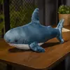 Almohada de tiburón Ah Woo linda transfronteriza muñeco de tiburón juguete de peluche muñeco regalo de cumpleaños femenino al por mayor en stock