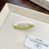 Pinzas para el pelo coreanas de esmalte de colores, Pinzas para el pelo con bloqueo de color por goteo de aceite, Pinzas laterales lindas y dulces, Pinzas para el flequillo, Accesorios para el pelo laterales, Adornos para el pelo