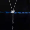 Accesorios de collar colgante para ropa ajustables que no se decoloran para mujer Corea del Sur otoño e invierno cadena clásica para suéter joyería larga de aleación
