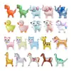 Balões de Brinquedo para Crianças com Rodas Balões de Animais que Andam Balões Infláveis de Desenho Animado Balões de Barraca de Feira Noturna
