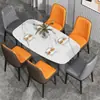 Cadeiras de Jantar Estofadas Atacado para Hotéis, Cadeiras Minimalistas Modernas com Encosto para Cafés, Salões de Unhas e Restaurantes, Cadeiras de Estilo Moderno