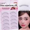 Menina peixe J08 cílios superiores fio de peixe cabelo manual peça única natural desenho animado simulação sentimento de mãe cílios postiços