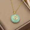 Moderna Cadena de Clavícula de Acero de Titanio Acero Inoxidable Exquisita Cola de Pez Incrustada de Diamantes Collar Tiktok Corona de Cacahuete Zircón Cadena de Cereza