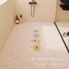 Tapete de Piso de Arame Cortado com Desenho para Banheiro, Tapete de Piso Antiderrapante para Banheiro, Tapete de Pé Antiderrapante Fofo para Banheiro