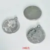Cabeça de Beleza Vintage Moeda de Ouro Pequeno Pingente DIY Brinco Pulseira Colar Artesanal Material Joias Atacado
