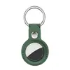 Ventas Directas de Fábrica Adecuado para Llavero Apple Airtag1/2 Funda de Cuero Dispositivo Anti-Pérdida Airtags Funda Protectora de Cuero PU