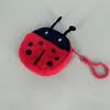 Linda monedero de peluche corto de animal de dibujos animados para niños, monedero con colgante para regalo de jardín de infancia para niños, 8 cm