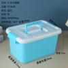 Caja de Almacenamiento de Escritorio Caja de Plástico Caja de Almacenamiento Transparente Caja de Almacenamiento de Juguetes para Sala de Estar Caja de Almacenamiento de Cosméticos Caja Organizadora