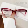 7012 Nuevo Montura de Gafas Retro de Espejo Plano para Miopía para Hombres y Mujeres Moda Ojo de Gato Montura de Gafas Anti-azul