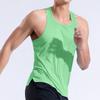 Primavera e Verão Novo Poliéster Atletismo Esportes Masculinos Corrida Respirável Masculino Fitness Ultra-leve Maratona Colete de secagem rápida