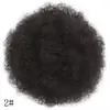 Amazon Europeia e Americana Transfronteiriça Africana Pequeno Cacheado Afro Pacote de Cabelo com Cordão Peruca de Fibra Sintética Fofa Fabricante Atacado em Estoque
