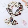Bufanda Larga Estrecha de Seda para Mujer Estilo 2021, Moda Primavera y Otoño, Bufanda Decorativa para Cuello Elegante y Versátil