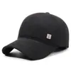 Chapéus Masculinos Quentes de Outono e Inverno com Proteção para as Orelhas, Chapéus de Algodão para Meia-Idade e Idosos, Chapéus de Pai, Bonés com Aba à Prova de Frio, Bonés de Baseball Grossos de Veludo para Uso Externo
