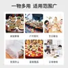 Venta Flash: Manteles desechables, cubiertas de mesa rojas de plástico, manteles de película de PE, manteles para bodas y banquetes, 10 piezas por paquete