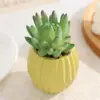 Decoração de Casa Mini Suculentas Artificiais em Vasos Adereços para Fotografia Decoração de Mesa de Escritório Enfeites de Suculentas