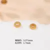 Contas espaçadoras banhadas a ouro em prata S925 antiga, acessórios para joias DIY com contas feitos à mão, acessórios Wenwan, joias, alto padrão